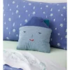 Kids Reggie Novelty Cushion In Bluebell -Home Bedding Shop 989004430 1 720x928