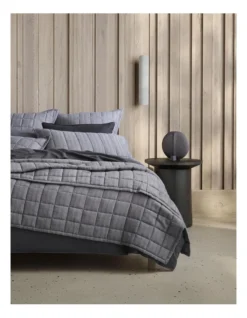 Rybar Tailored Sham In Carbon -Home Bedding Shop 989005870 2 720x928