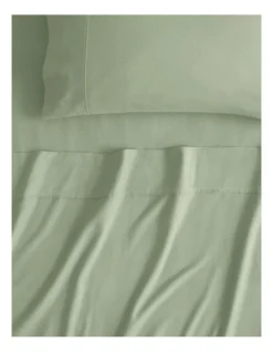 Sheridan Flannelette Dyes Sheet Set In Green Tea