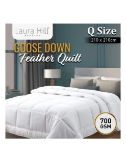 Goose Down Feather 700GSM Quilt Duvet Doona Queen In White -Home Bedding Shop 989375410 3 720x928